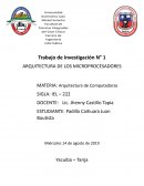 ARQUITECTURA DE LOS MICROPROCESADORES