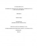 DETERMINAR EL SOFTWARE PARA CONSOLIDAR LA INFORMACION EN LA CADENA DE ABASTECIMIENTO