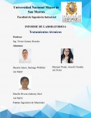 Informe de laboratorio Tratamientos térmicos