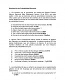 Distribución de Probabilidad Binomial