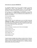 Nomenclatura de compuestos INORGÁNICOS