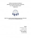 IMPACTO DEL USO DEL AGUA DE POZO EN LA SALUD DE LA POBLACION DE LA CALLE 2 DE LA URBANIZACIÓN LAS 40