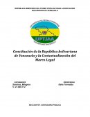 La constitución de la Republica Bolivariana de Venezuela