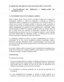 ELABORACIÓN DEL PROYECTO DE INVESTIGACIÓN CUALITATIVA
