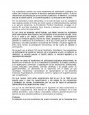 Mecanismos de participación popular