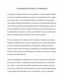 Mirada Etico social de un matematico