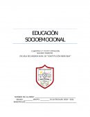EXAMEN DE RECUPERACIÓN SOCIOEMOCIONAL primero de Secundaria