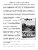 HISTORIA DE LA MECANICA DE SUELOS