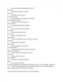 Poema El cuervo. Página 1