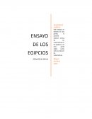ENSAYO DE LOS EGIPCIOS