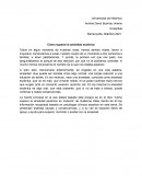 Ensayo de Cómo superar la ansiedad