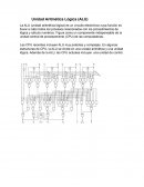 Unidad Aritmética Lógica (ALU)