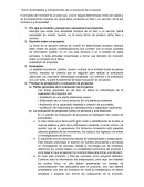 Actividades y componentes de un proyecto de inversión