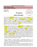 Guía castellano el muerto Jorge Luis Borges grado 11