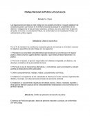 Código Nacional de Policía y Convivencia