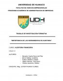 IMPORTANCIA DE LAS HERRAMIENTAS DE AUDITORIA