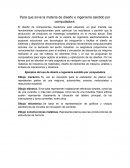 Para que sirve la materia de diseño e ingeniería asistido por computadora