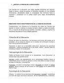 ¿Qué es la ciencia de la educación?