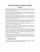 TERAPIA HORMONAL DE REEMPLAZO Y CÁNCER