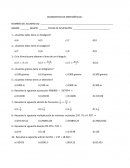 Diagnostico matemáticas