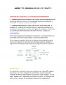 ASPECTOS GENERALES DE LOS COSTOS