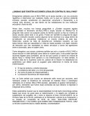 ¿Sabias que existen acciones legales contra el bullying?