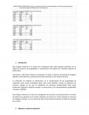 Resultados espectrometría aplicada a madera