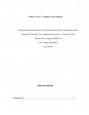 Lenguajes en investigación . Programa de Psicología