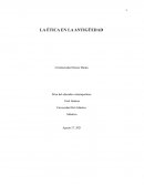 LA ÉTICA EN LA ANTIGÜEDAD
