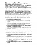 Cómo elaborar un Flujo de Caja