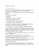 Riesgos del trabajo