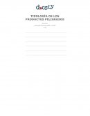 TIPOLOGÍA DE LOS PRODUCTOS PELIGROSOS
