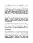 LA FUERZA DEL TRABAJO Y SU ADQUISICION EN LOS MODOS DE PRODUCCION ESCLAVISTA Y FEUDAL