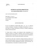 INFORME DE AUDITORÍA ADMINISTRATIVA de la empresa Botas Doble L, S.A. de C.V.