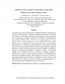 PROPUESTA PARA LOGRAR UNA SEGURIDAD ALIMENTARIA