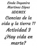Actividad 3 ¿Hay vida en marte?