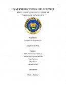 Lenguajes de Programación Cuaderno de Word