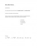 MRU y MRUA Problemas