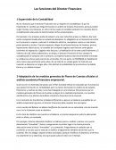 Las funciones del Director Financiero