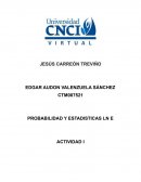 PROBABILIDAD Y ESTADISTICAS