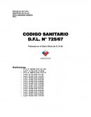 CODIGO SANITARIO D.F.L. N° 725/67