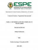 DETERMINACIÓN DEL PERFIL DE UN NEGOCIADOR