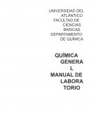 QUÍMICA GENERAL MANUAL DE LABORATORIO