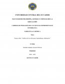 Ensayo sobre “Análisis de las wikis para el aprendizaje colaborativo”