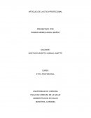 Articulo etica profesional