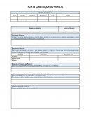 Guía y plantilla para el acta de Constitución del proyecto