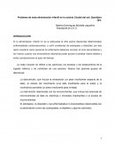 Problema de mala alimentación infantil en la colonia Ciudad del sol, Querétaro Qro