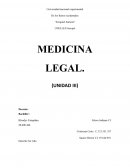 Medicina legal. Explicar la Tanatología