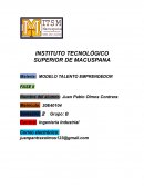 MODELO TALENTO EMPRENDEDOR. LEGO