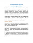 Condiciones Laborales y derechos